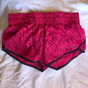 Hot pink Nike Running shorts sz S